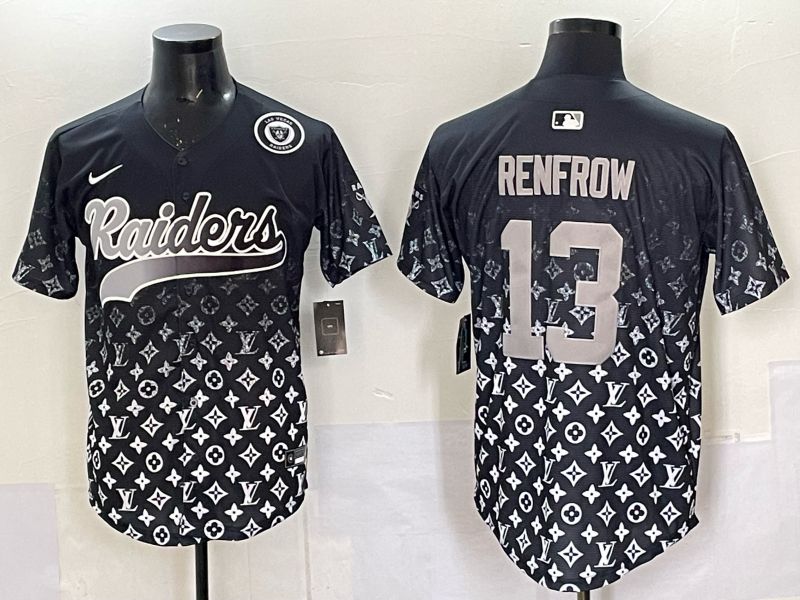 Men 2025 Oakland Raiders #13 Renfrow black Nike Limited NFL Jersey style 036